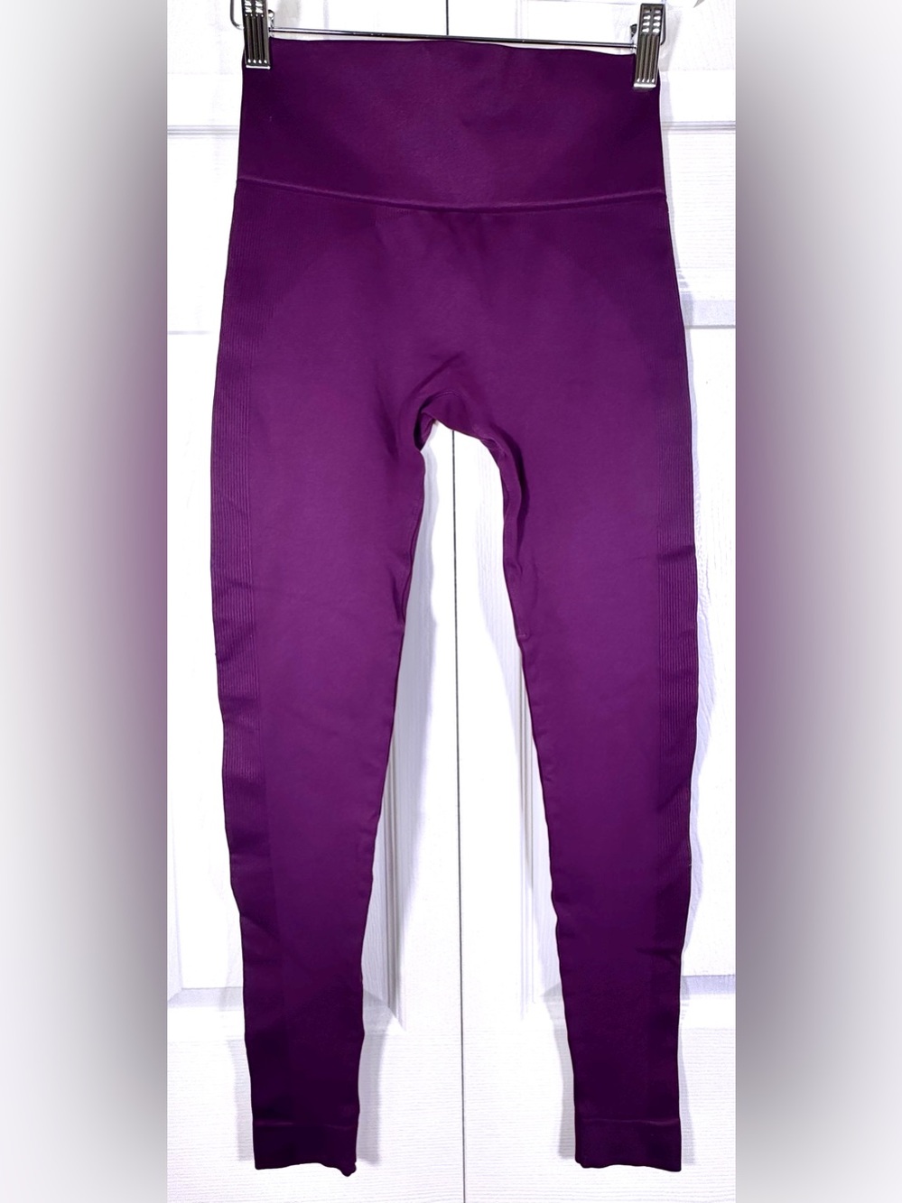 SET Active Sculptflex High Rise 7/8 Leggings Fig Purple Size Small